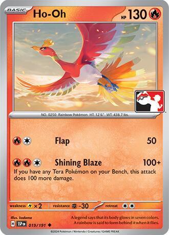 Surging Sparks Ho-Oh [Prize-Pack] Pokémon card